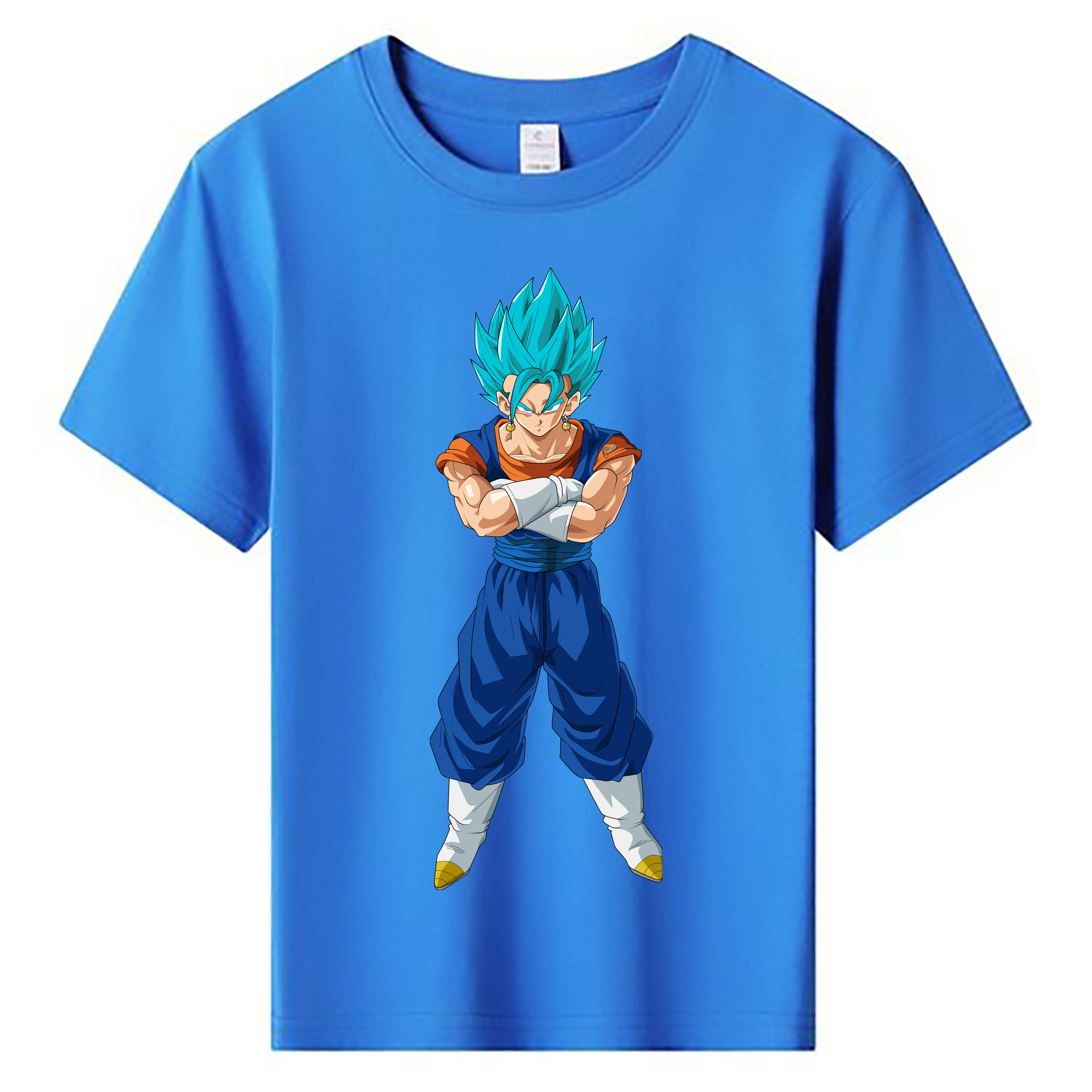 （画像用） ドラゴンボール ベジット DRAGON BALL Vegetto 綿100％キッズTシャツ（フロントプリント）
